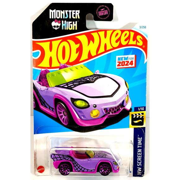 Hot Wheels HW Screen Time Monster High GHOUL MOBILE, New, See Pics/Descr. - Picture 1 of 4